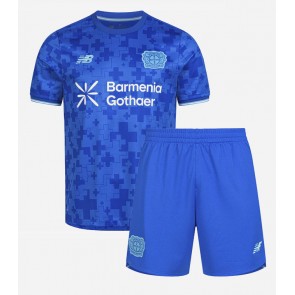 Billiga Bayer Leverkusen Alejandro Grimaldo #20 Tredjeställ Barn 2025-26 Kortärmad (+ Korta byxor)